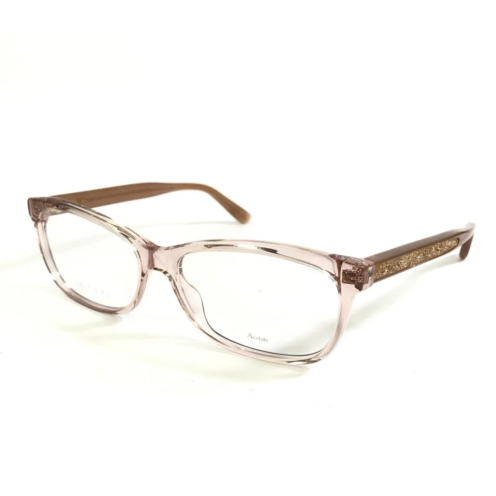 Jimmy Choo Eyeglasses Frames JC225 FWM Transparent Nude Clear Pink 54-15-145